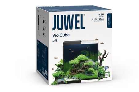Juwel Vio Cube 54 Siyah Akvaryum Seti 41x36x47 cm LED Aydınlatmalı ve Filtreli