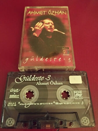 Ahmet Özhan - Güldeste 3 - 1998 Türkiye Basım 2. El Kaset Albüm