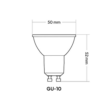 Cata CT-4215 - 7W 3000K Gün Işığı | LED Spot Ampul - GU-10