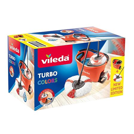 Vileda Turbo Colors 2in1 Temizlik Seti Turuncu 