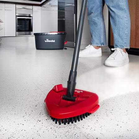 Vileda Turbo Scrub Brush Yedek Fırça Başlığı, Turbo ile Uyumlu, Zorlu Lekeler İçin
