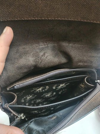 WEST POLO ERKEK A KALİTE 1 . SINIF İŞÇİLİK KANVAS-SUNİ DERİ ( 5 GÖZLÜ ) CROSSBODY ( ÇAPRAZ ) ÇANTA