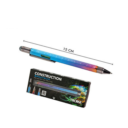 Troıka Construction Stylus Tükenmez Kalem Renkli PIP20 MC
