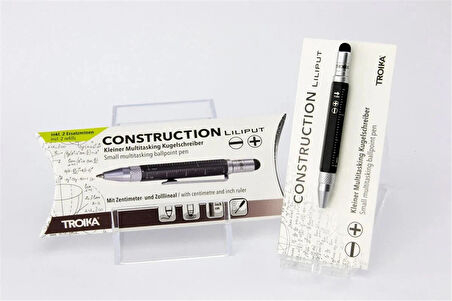 Troika Construction S Tükenmez Kalem, Siyah-Altın
