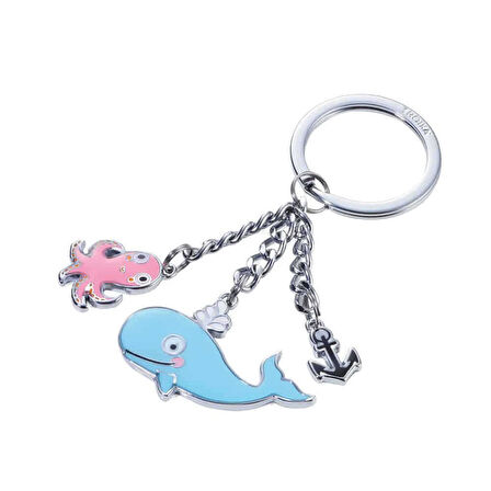 Troika Wal & Oktopus  Anahtarlık