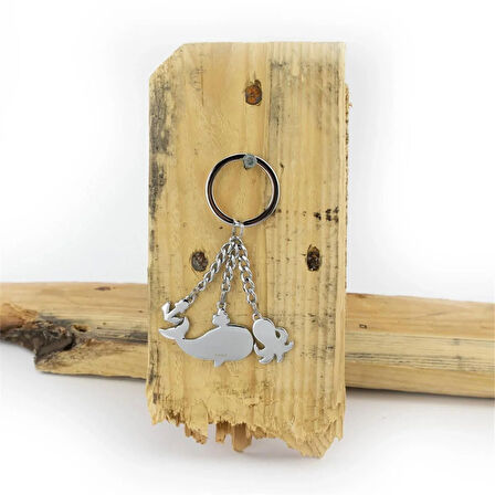 Troika Wal & Oktopus  Anahtarlık