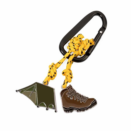 Troika Tent & Hiking Boot Kancalı Anahtarlık