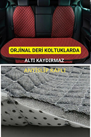 Mg Araç Uyumlu Koltuk Koruyucu Cepli Terletmez Kılıf Minder Setii