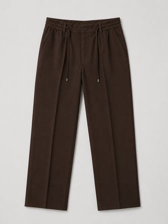 Erkek Comfort Fit Kahverengi Jogger Pantolon | Esnek Kumaş Günlük Rahat Kesim – 169DNGR