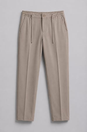 Erkek Comfort Fit Bej Jogger Pantolon | Esnek Kumaş Günlük Rahat Kesim – 169DNGR