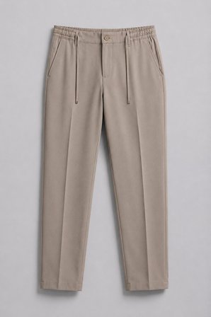 Erkek Comfort Fit Bej Jogger Pantolon | Esnek Kumaş Günlük Rahat Kesim – 169DNGR