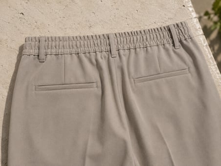 Erkek Comfort Fit Bej Jogger Pantolon | Esnek Kumaş Günlük Rahat Kesim – 169DNGR