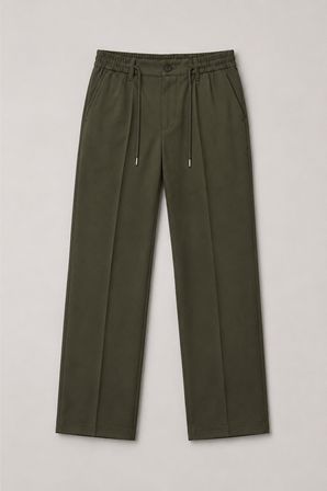 Erkek Comfort Fit Haki Jogger Pantolon | Esnek Kumaş Günlük Rahat Kesim – 169DNGR