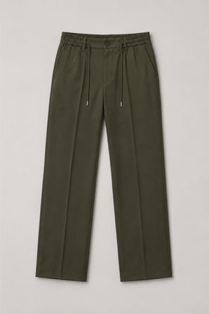 Erkek Comfort Fit Haki Jogger Pantolon | Esnek Kumaş Günlük Rahat Kesim – 169DNGR