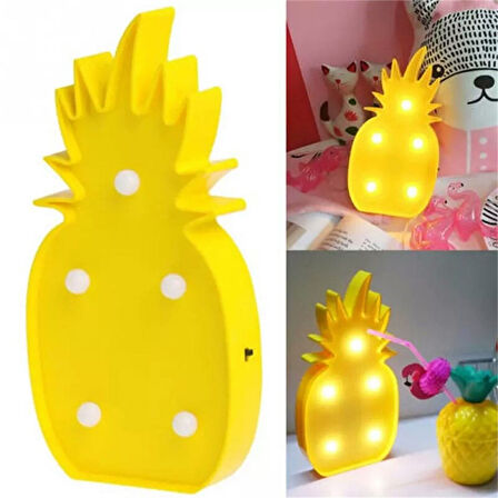 Dekoratif Ananas Led Lamba