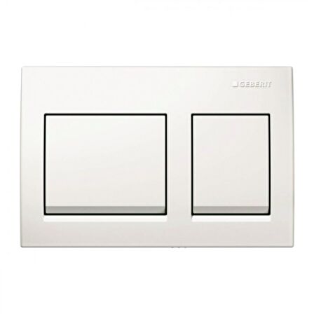 Geberit Alpha35 115.045.11.5 Kumanda Kapağı,Çift Basmalı,Beyaz