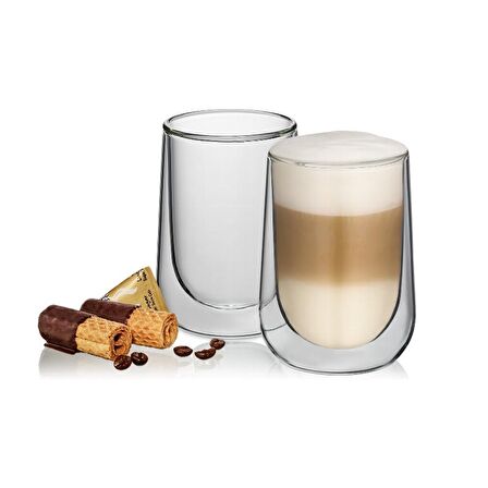 KELA 12405 FONTANA 2Lİ LATTE-MACCHIATO BARDAĞI 250ML