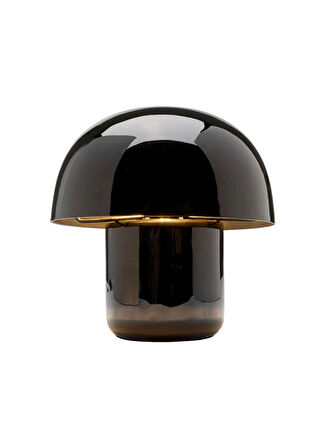 Kare Design Dekoratif Obje Table Lamp Mushroom Shiny Black20cm