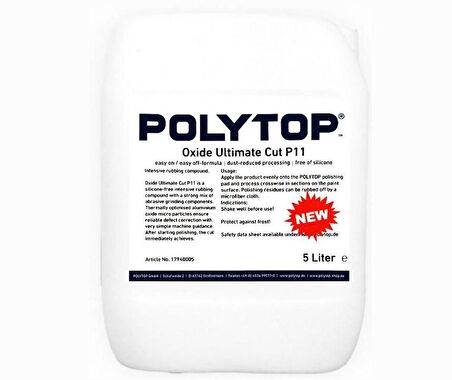 Polytop Oxide P11 Ultimate Cut Kalın Pasta 5lt.