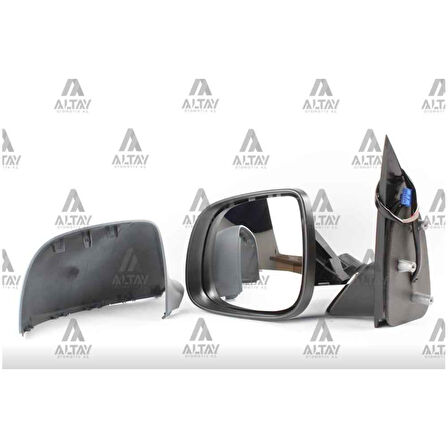 AYNA DIŞ DİKİZ AMAROK 10= ELEKTRİKLİ, ISITMALI, ASTARLI, KROM KAPAK SOL