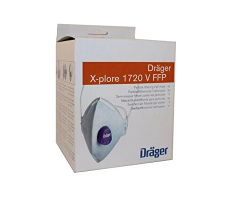 Drager 1720V Ffp2 Ventilli 1 Paket  10 Ad Orjinal Paket Tam Koruma