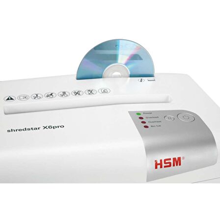 HSM Shredstar X6 Pro Evrak İmha Makinesi 21 LT