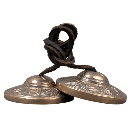 Sela 7,5cm Çaplı Tingsha Zilleri (Zimbeln) Lotus (SETIN1)