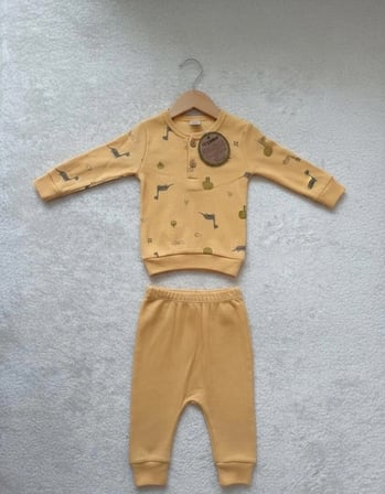 BEBEK DİNOZOR FİGÜRLÜ ALT ÜST TAKIM