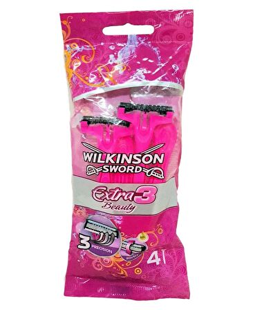 Wılkınson Sword Extra3 Beauty Kadın Tıraş Bıçağı 4+2 Li Poşet