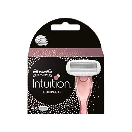 Wilkinson Sword Intuition Complete Kadın Tıraş Bıçağı Kartuşu | 5 Bıçaklı 4 Yedek Kartuş