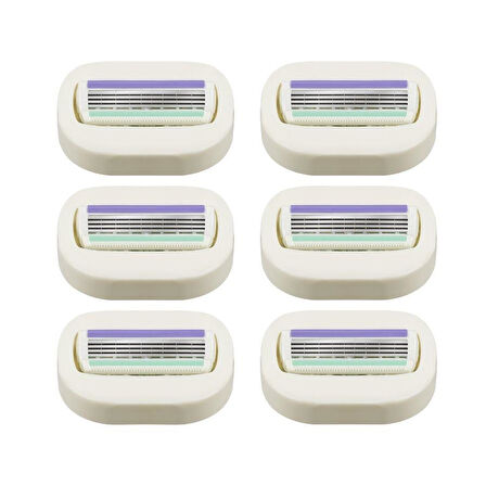 Wilkinson Sword Intuition Sensitive Care Kendinden Sabunlu Kadın Tıraş Bıçağı Kartuşu | XXL 6 Yedek Başlık