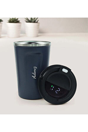 Dereceli Lacivert Termos