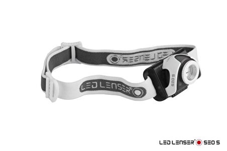 Led Lenser Seo5 Grey Kafa Feneri Led6105