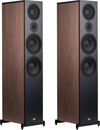 Heco Aurora XT 1000 Black-Walnut 1 Çift Kule Hoparlör