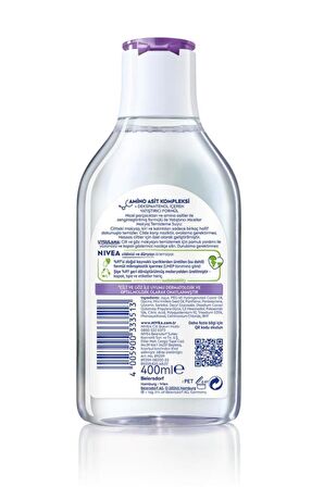 Nivea Bb Clean Yüz Makyaj Micellair Temizleme Suyu Hassas Cilt 400 ml