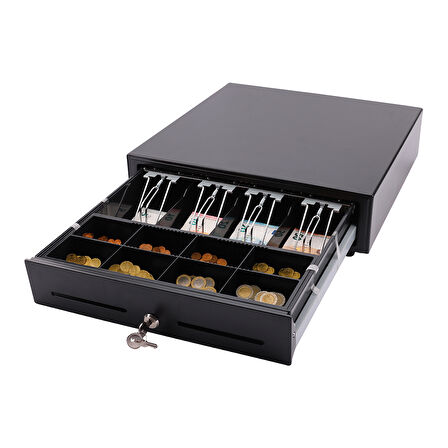 Olympia LD 410A Metal Para Çekmecesi (8 Bozuk Para, 4 Kağıt Para Bölmeli)