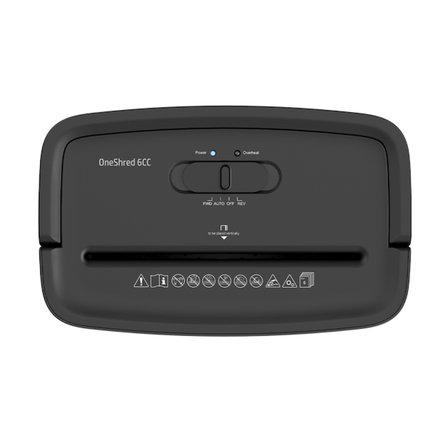 HP ONESHRED 6CC Evrak İmha Makinesi / Kağıt Kırpma Makinesi - Çapraz/konfeti kesim - 5x14mm-14lt