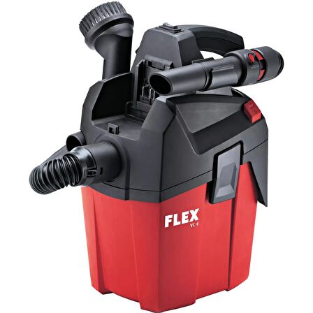 Flex Akülü Kırmızı Dikey Şarjlı Süpürge