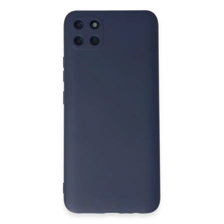 Realme C11 Kılıf Nano içi Kadife Silikon - Lacivert