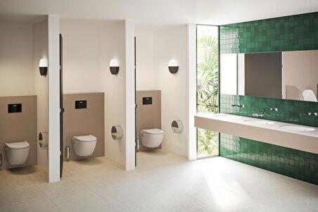 VitrA Origin A44700 Temassız Sıvı Sabunluk, Ankastre Elektrikli, Krom