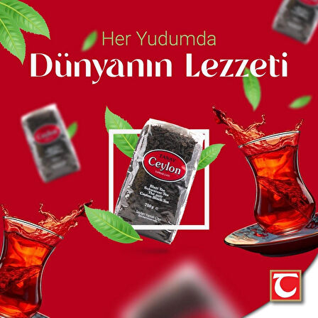 TANAY CEYLON İTHAL YAPRAK SEYLAN ÇAYI 750 GR X 2 ADET