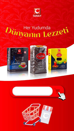 TANAY SOHBET BERGAMOTLU SEYLAN 400 GR & TANAY LONDON 400 GR SEYLAN ÇAYI