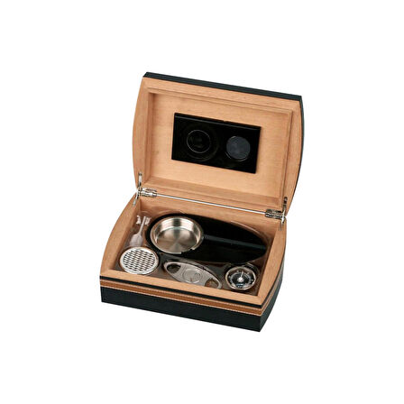 Hauser Siyah/Kahverengi Lake Humidor Seti (569142)