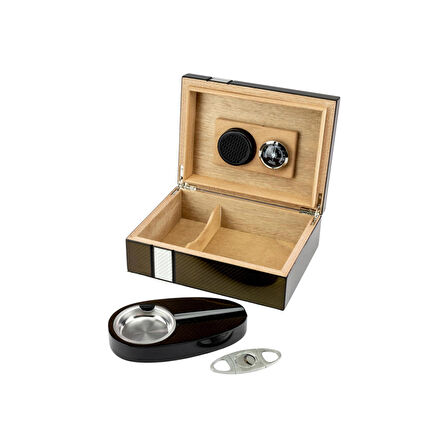 Hauser Karbon Humidor Seti (569109)