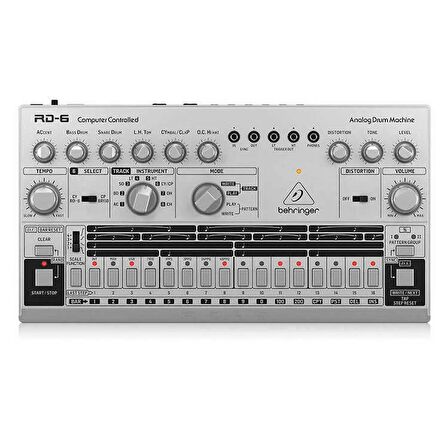 RD-6-SR 64 Adım Sıralayıcılı Analog Davul Makinesi