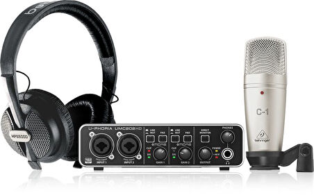 Behringer U-Phoria Studio Pro Kayıt Paketi