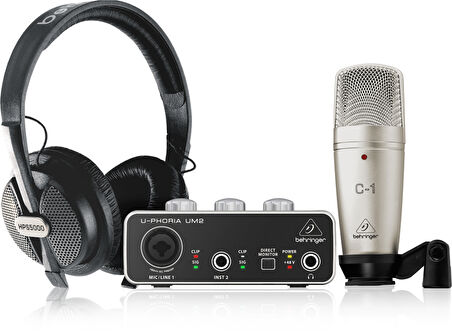 Behringer U-PHORIA STUDIO Kayıt Paketi