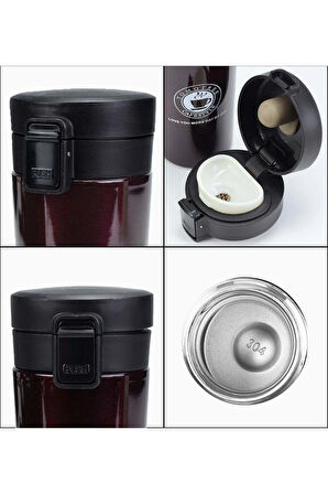 Kilitli Coffee Çelik Termos