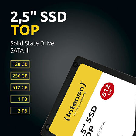 Intenso Top 3812440 SATA 3.0 2.5" 256 GB SSD - Outlet