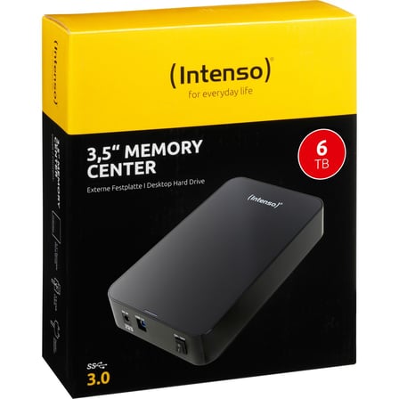 Intenso Memory Center 6TB 3,5" USB 3.0 Taşınabilir Disk 6031514
